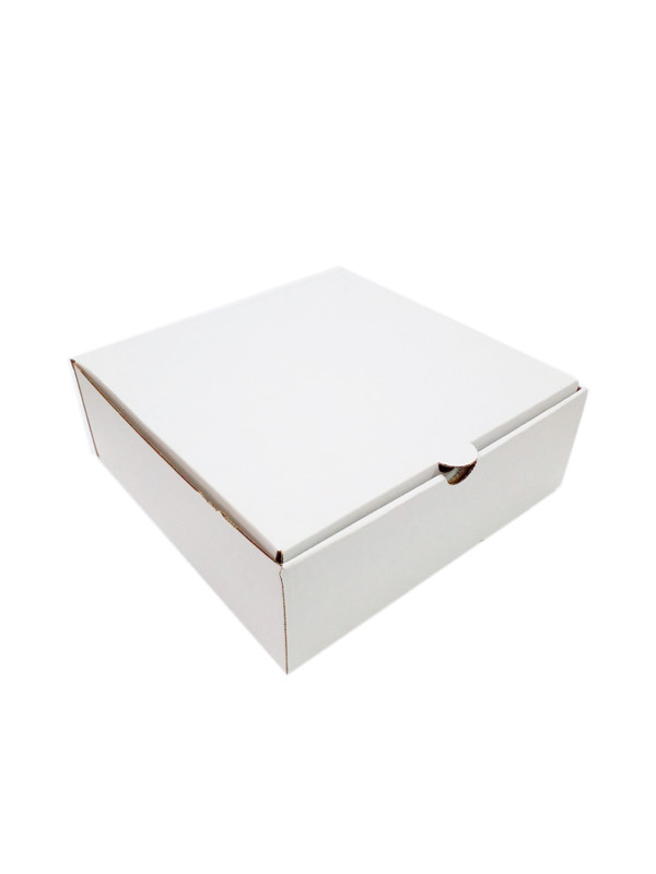CAJA TROQUELADA BLANCA 23X23X8
