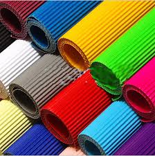 CARTON CORRUGADO COLORES 50X70CM