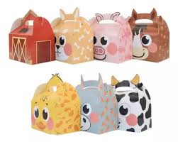 CAJA CARTON SORPRESITA ANIMALES